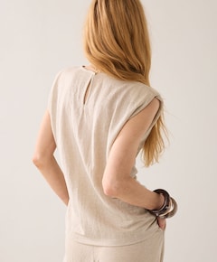 Dames top beige