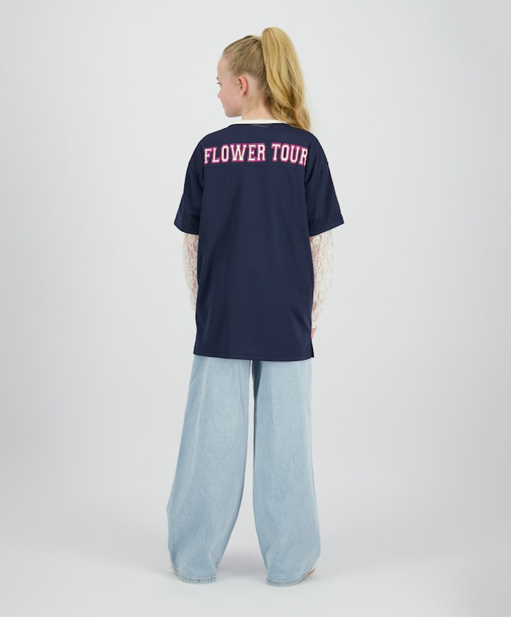 Meisjes t-shirt blauw