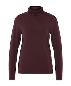 Dames longsleeve bordeaux