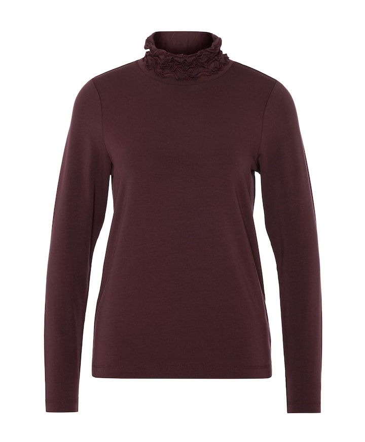 Dames longsleeve bordeaux