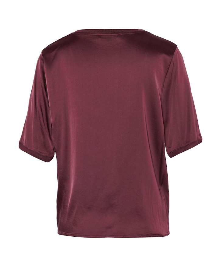 Dames T-shirt bordeaux