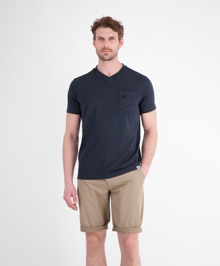 Heren T-shirt blauw