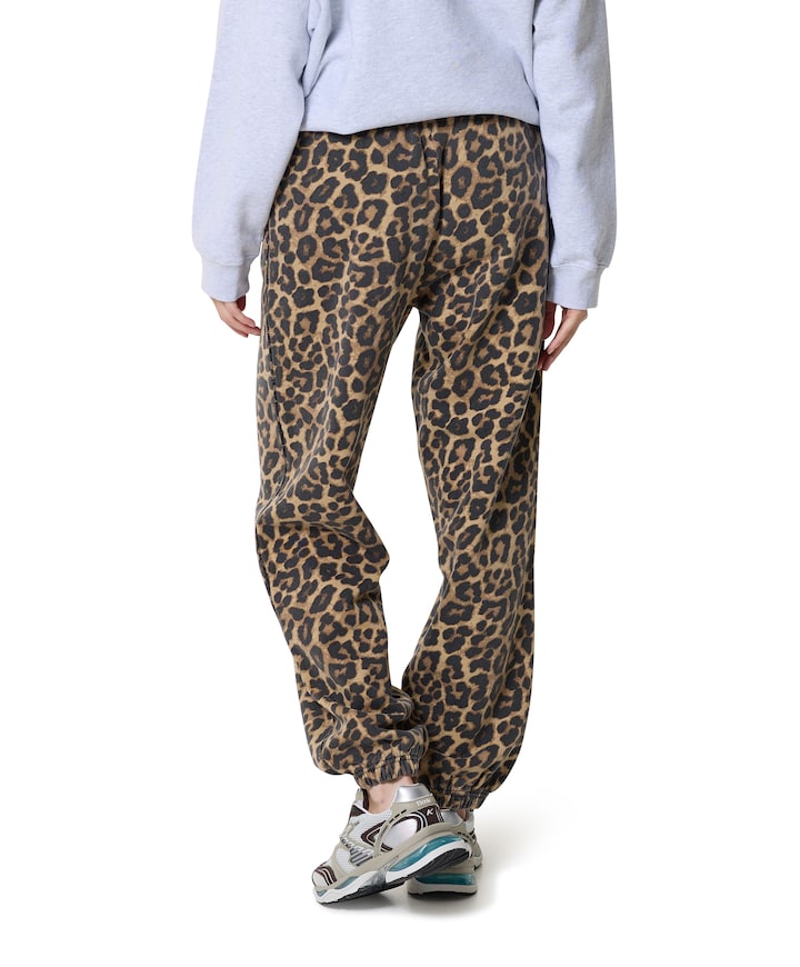 Karter jogger framed monogram dames broek bruin