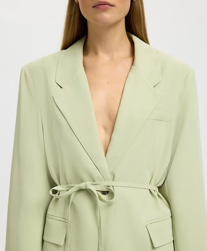 Dames blazer groen