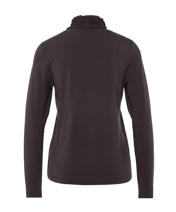 Dames longsleeve bruin
