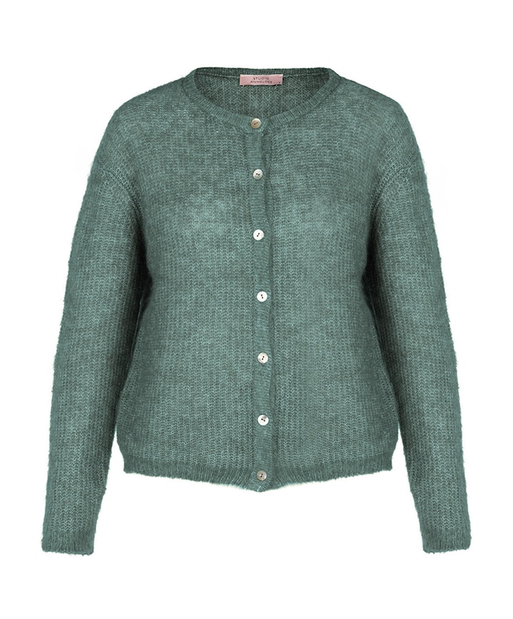 Dames vest groen