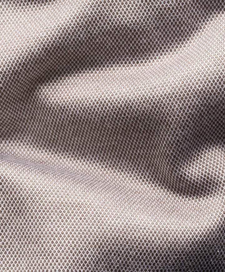 Heren overhemd lange mouw bruin