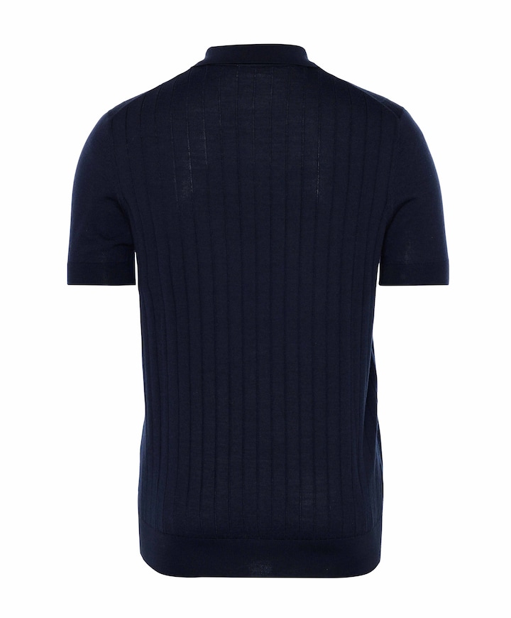 Heren polo blauw