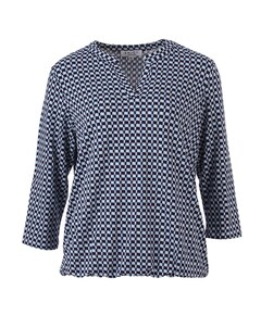 Dames blouse blauw