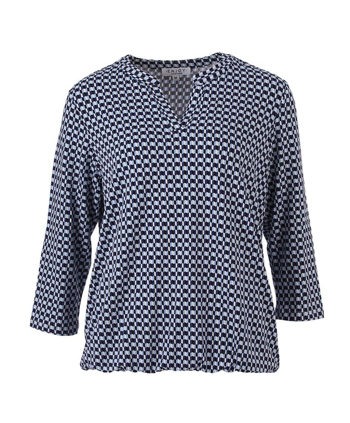 Dames blouse blauw