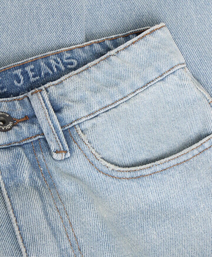 Baggy Straight Fit Blue Jeans jongens jeans blauw