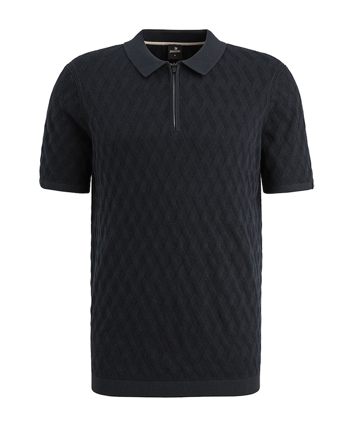 Heren polo blauw