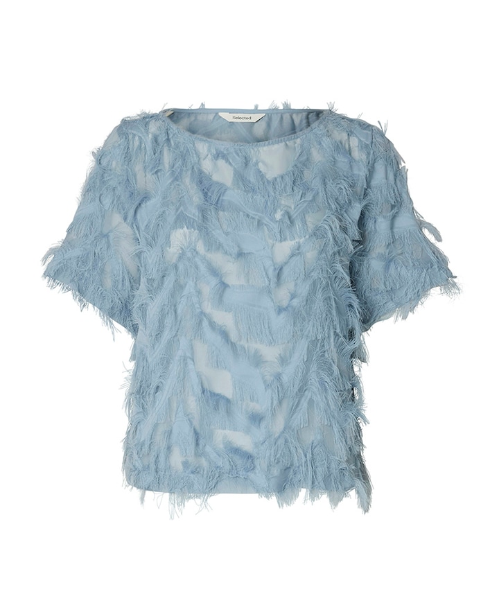 Dames top blauw