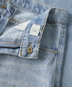 NKFBELLA WIDE RHINE 6608-IM meisjes jeans blauw