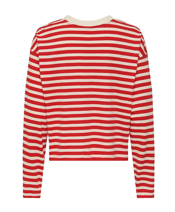 Dames longsleeve rood