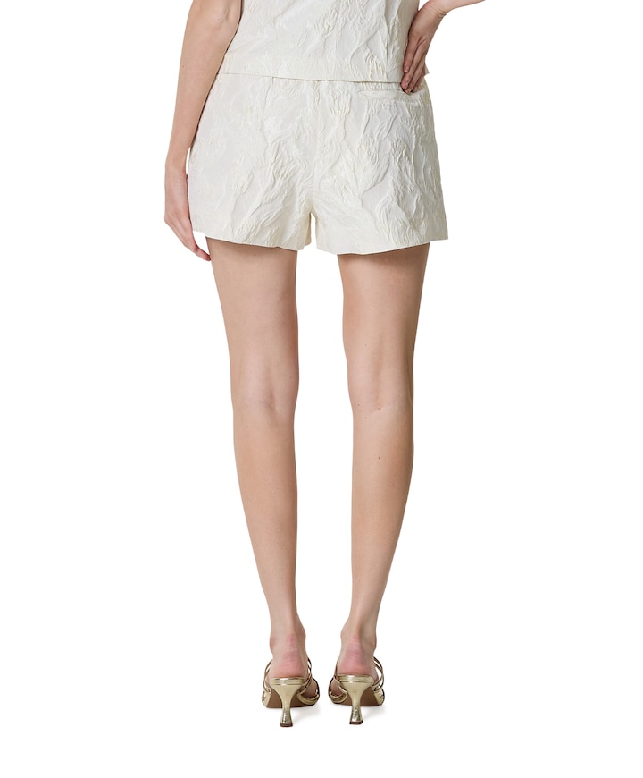 Pamona dames korte broek ecru