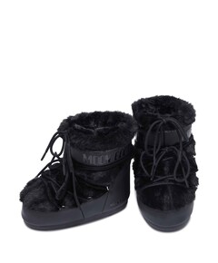 MB ICON LOW FAUX FUR dames boots zwart