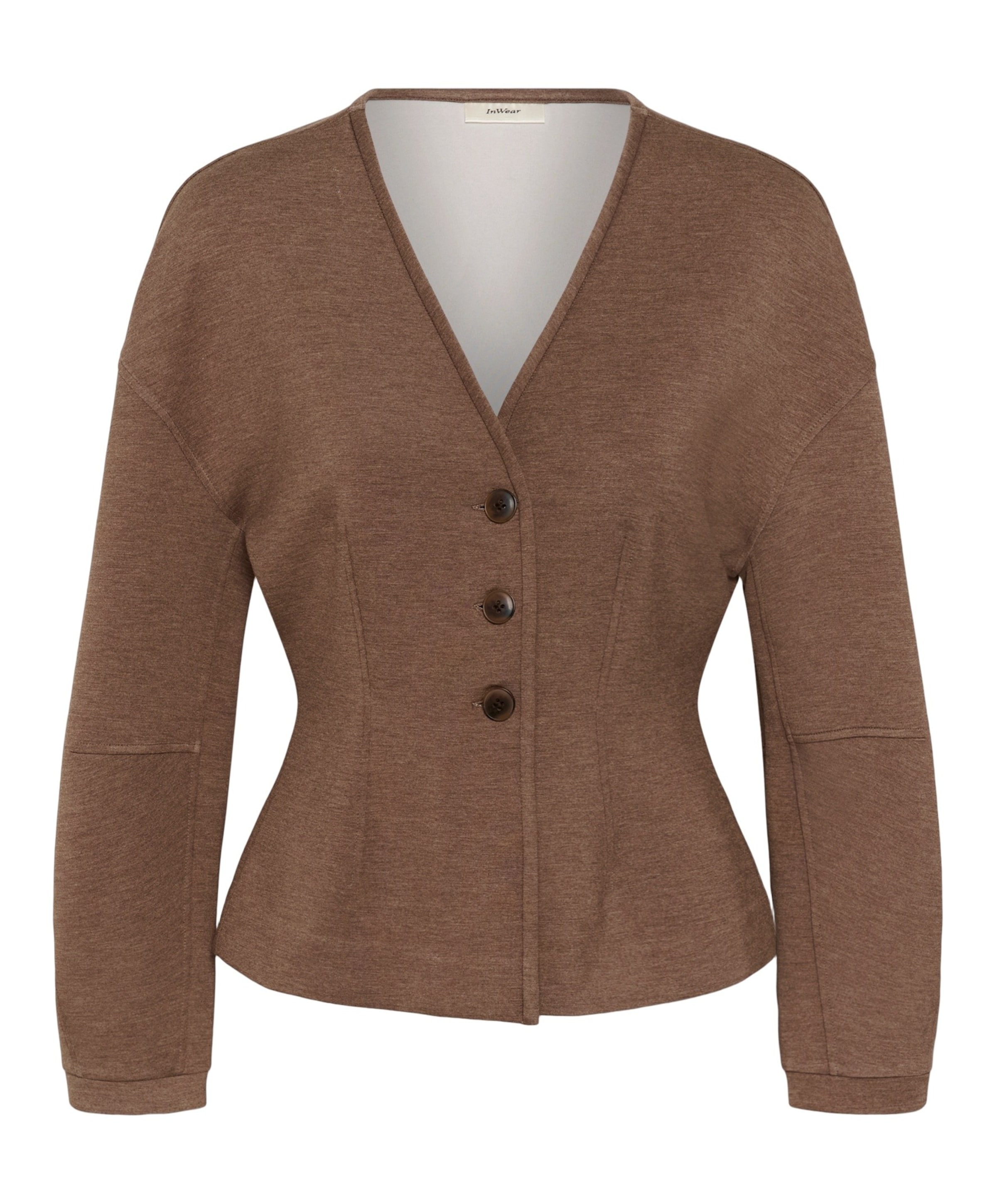 Dames vest bruin