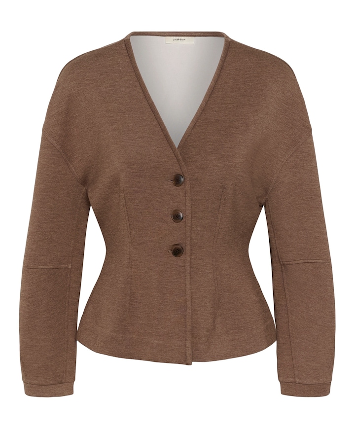 Dames vest bruin
