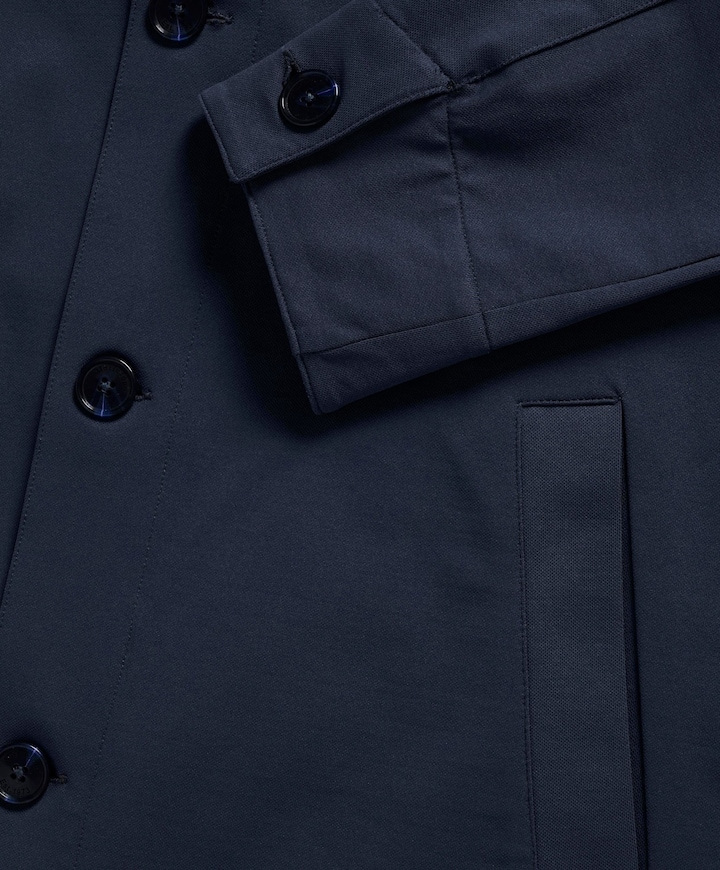 Heren overshirt blauw