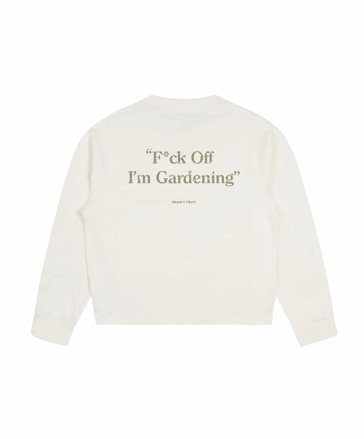 Heren longsleeve wit