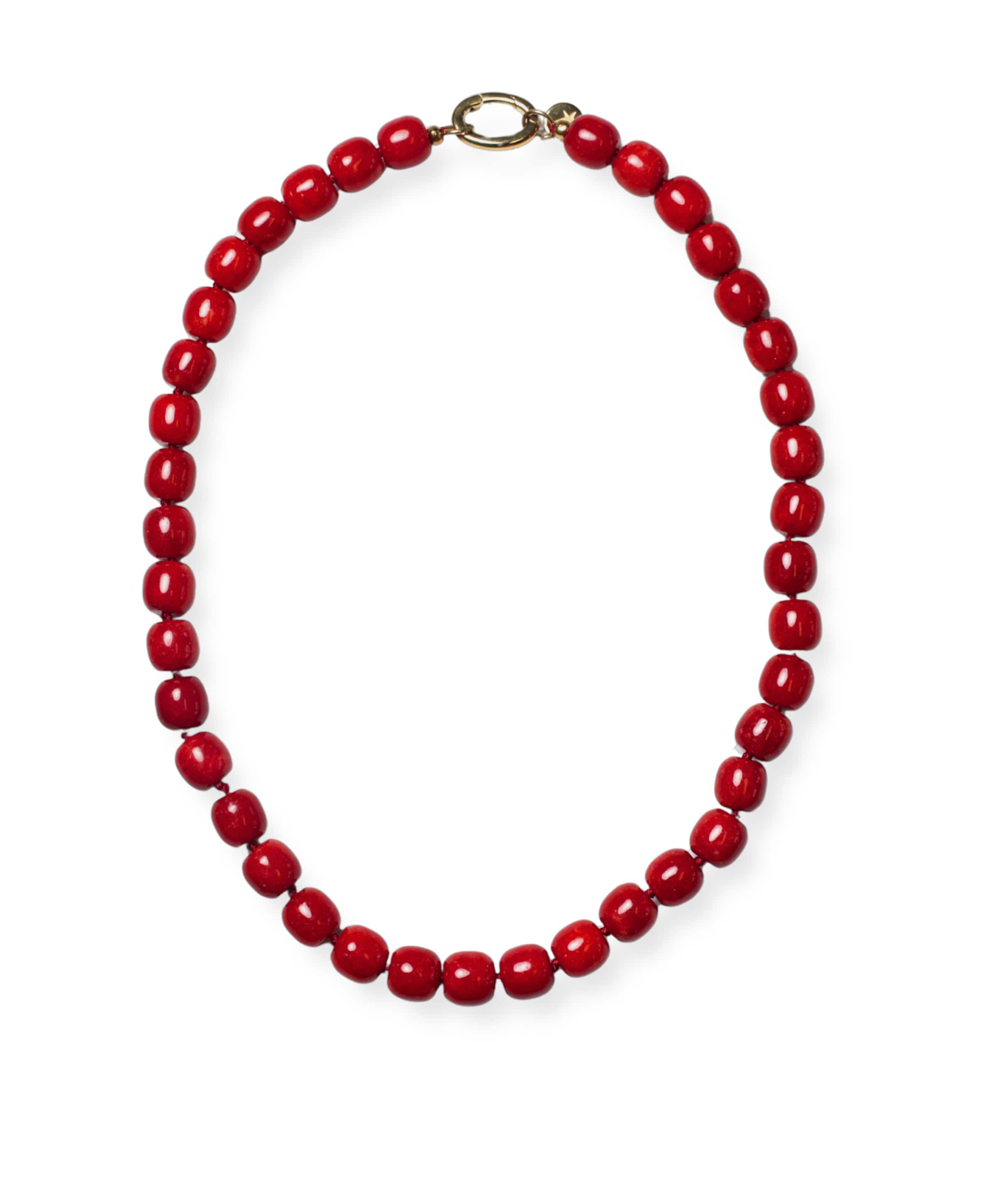 Dames ketting rood