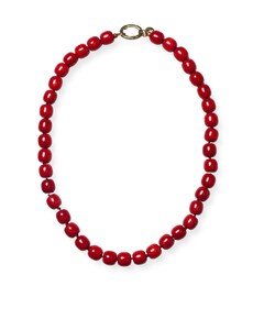 Dames ketting rood