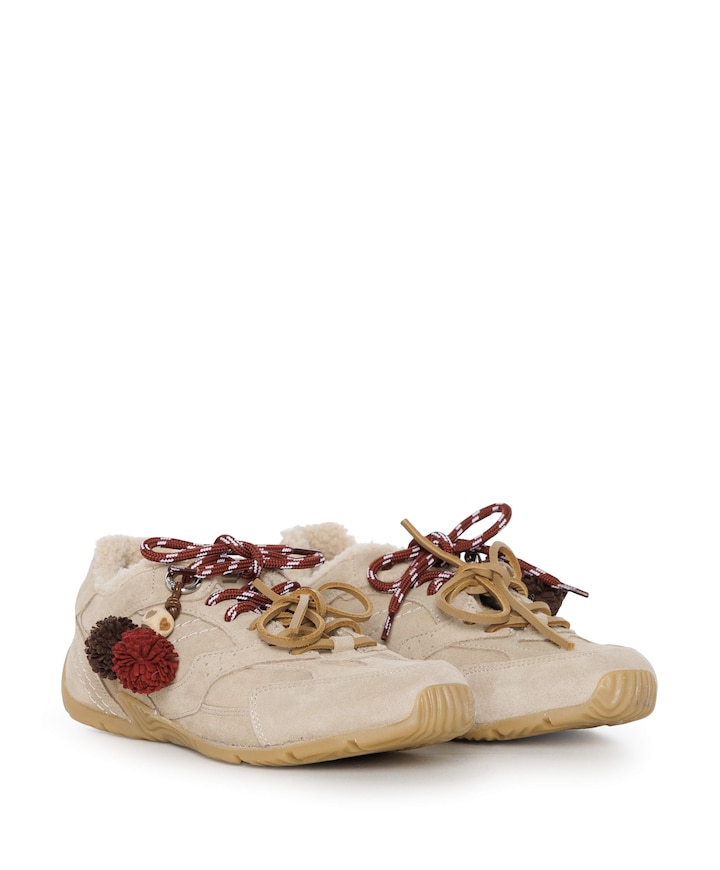Alexia dames sneakers beige