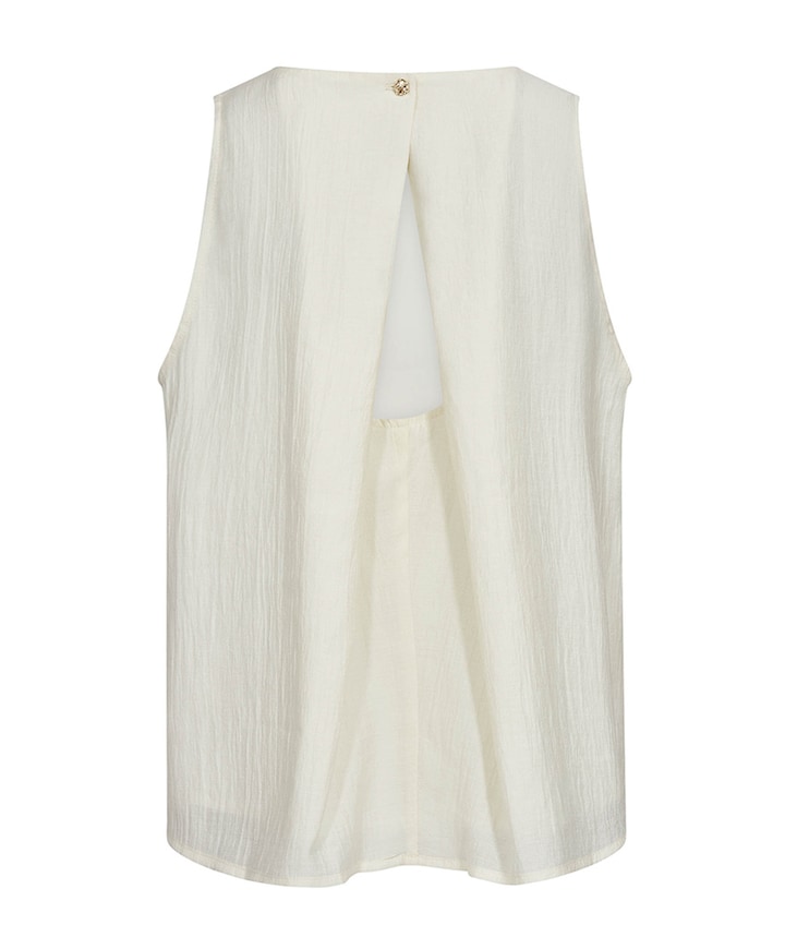 Dames top ecru