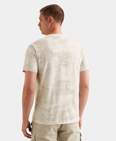 Heren T-shirt ecru