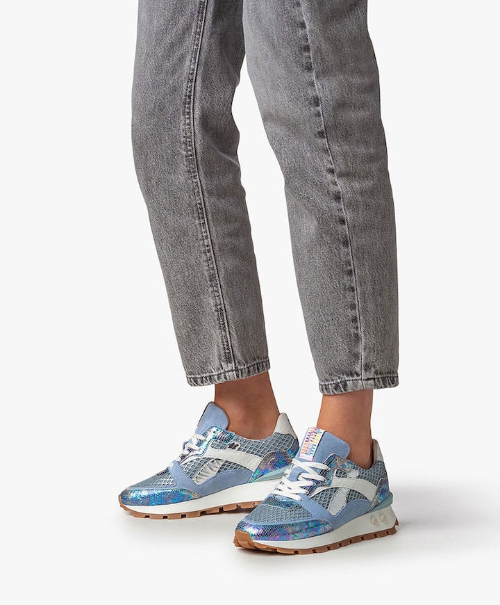 dames sneakers blauw