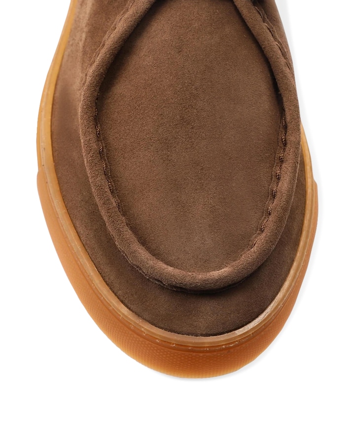 heren moccasins bruin