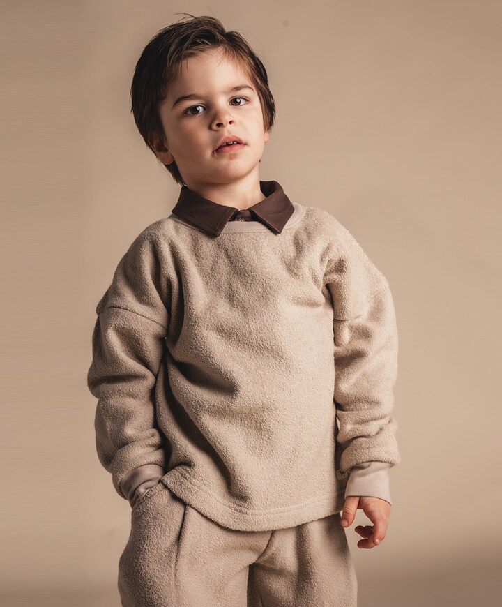 Jongens trui beige