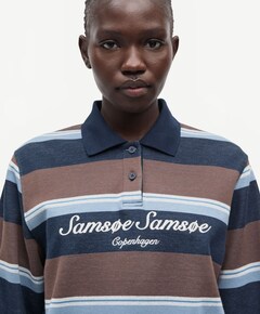 Dames polo bruin