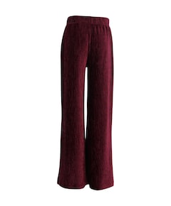Little velvet wideleg meisjes broek bordeaux
