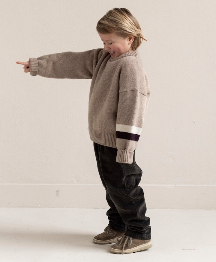 Jongens trui beige