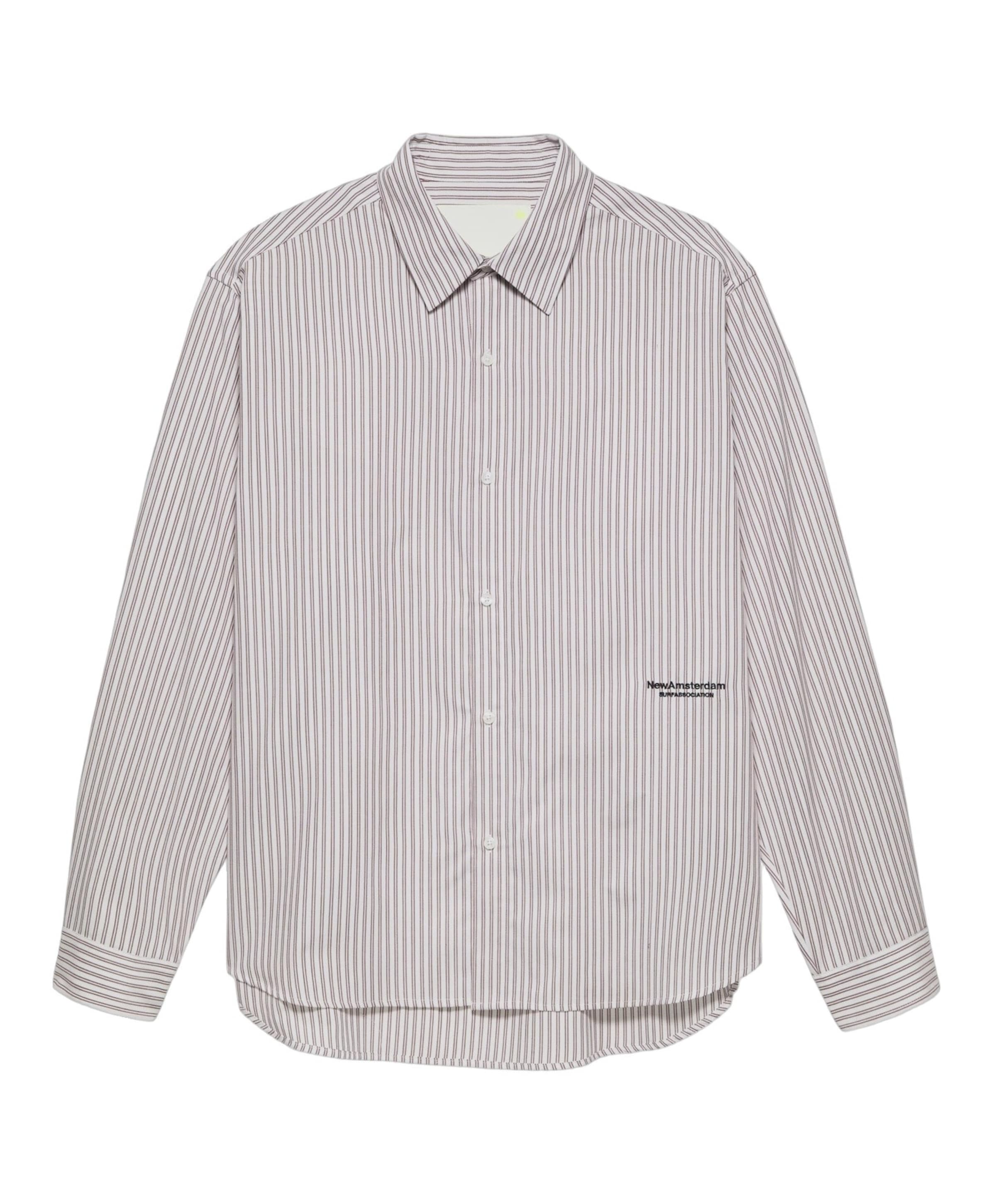 Heren overhemd lange mouw multicolor