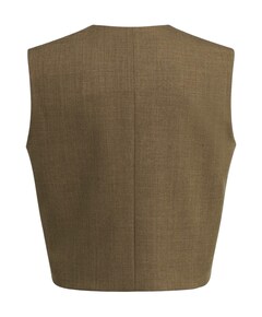 Dames gilet bruin
