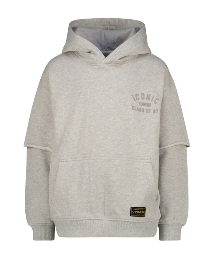 Jongens hoodie grijs