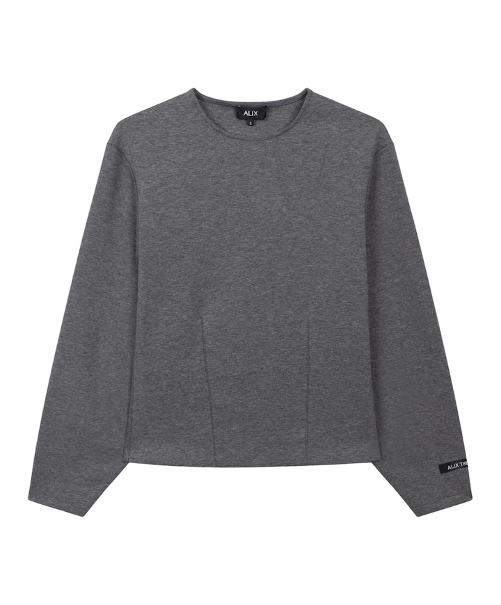 Dames top grijs