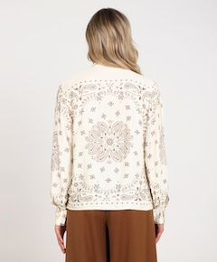 Dames blouse ecru