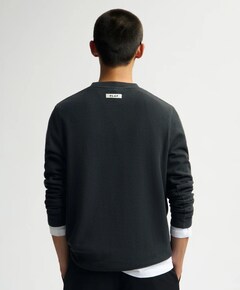Heren longsleeve grijs