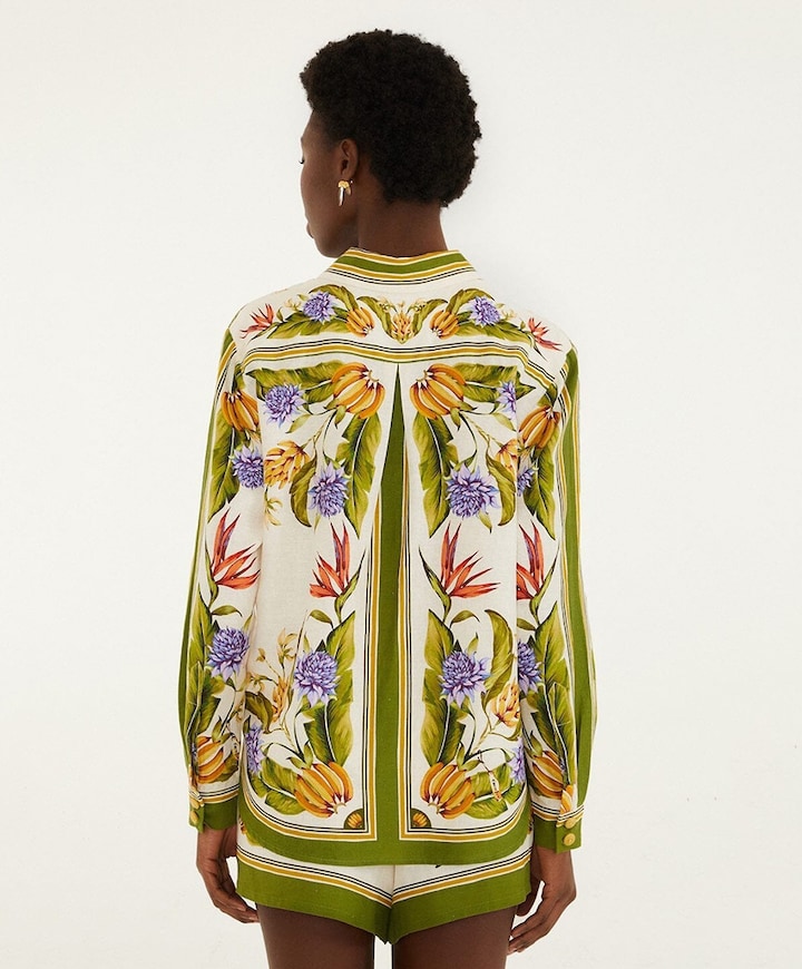 Dames blouse groen