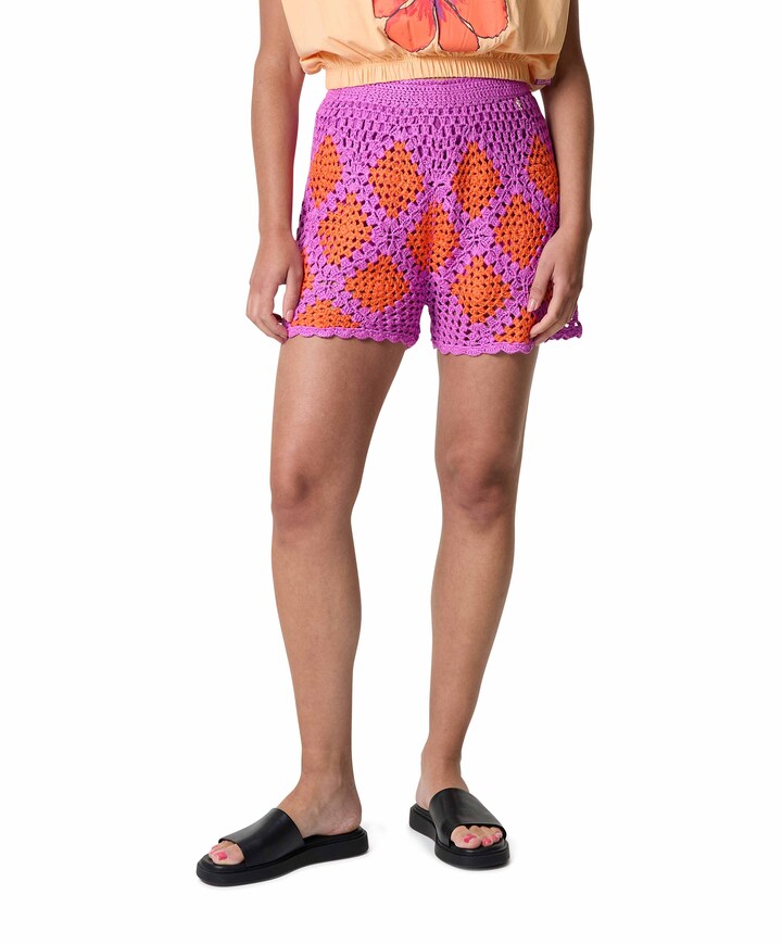 Korte broek paars