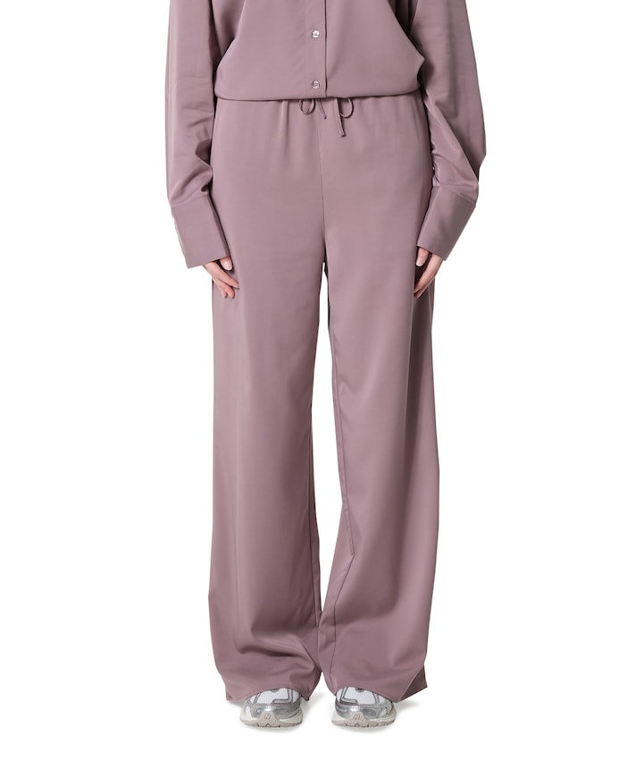 Drapey dames broek paars