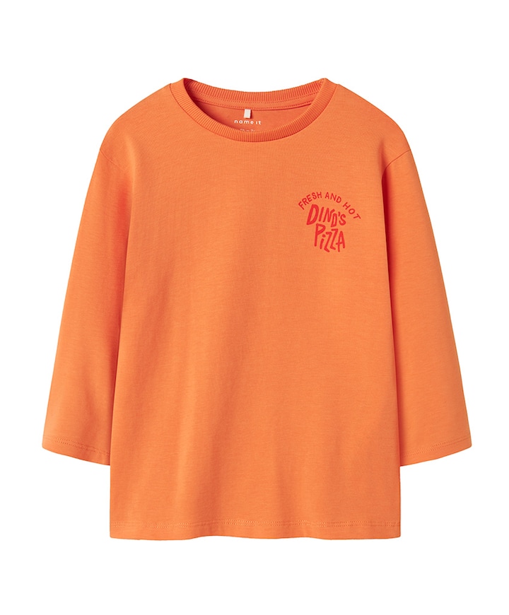 Jongens longsleeve oranje
