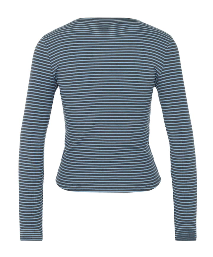 Dames longsleeve blauw