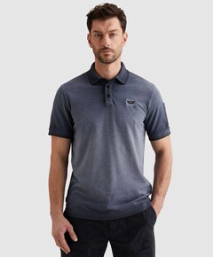 Heren polo blauw