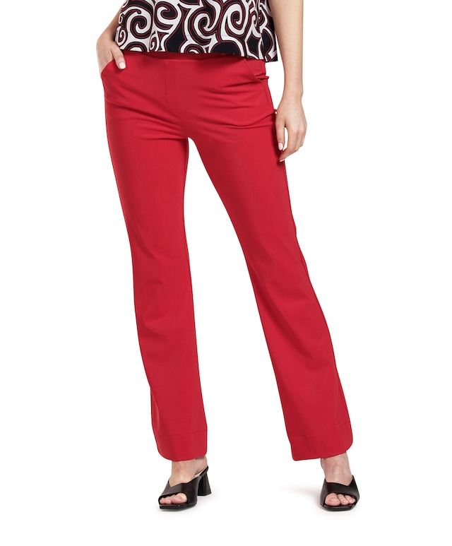 Flair bonded trousers rood