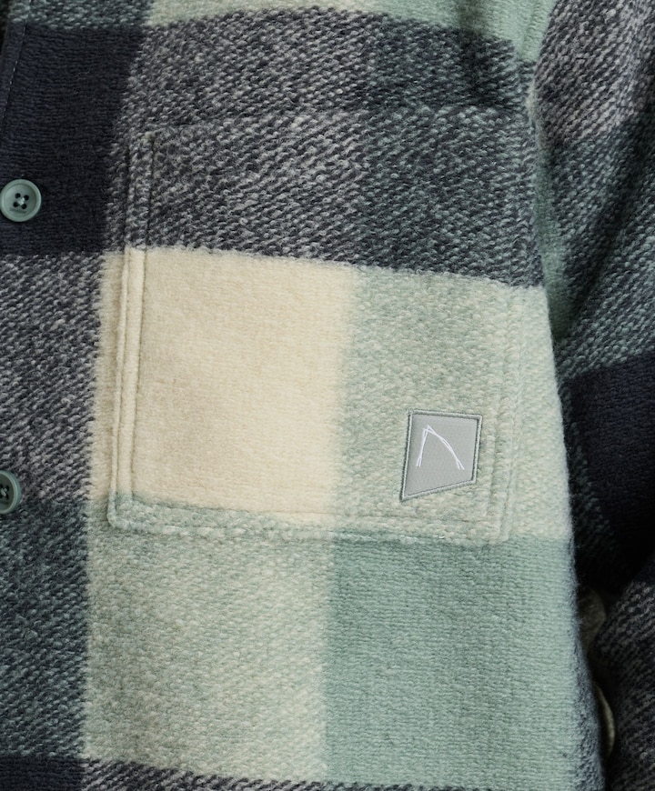 Heren overshirt groen